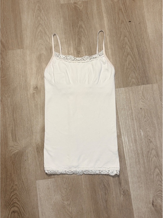 Bebe Tops - Bebe White Lace Cami Women’s Size Small Tank Top Bella Swan Y2K Preppy Twilight